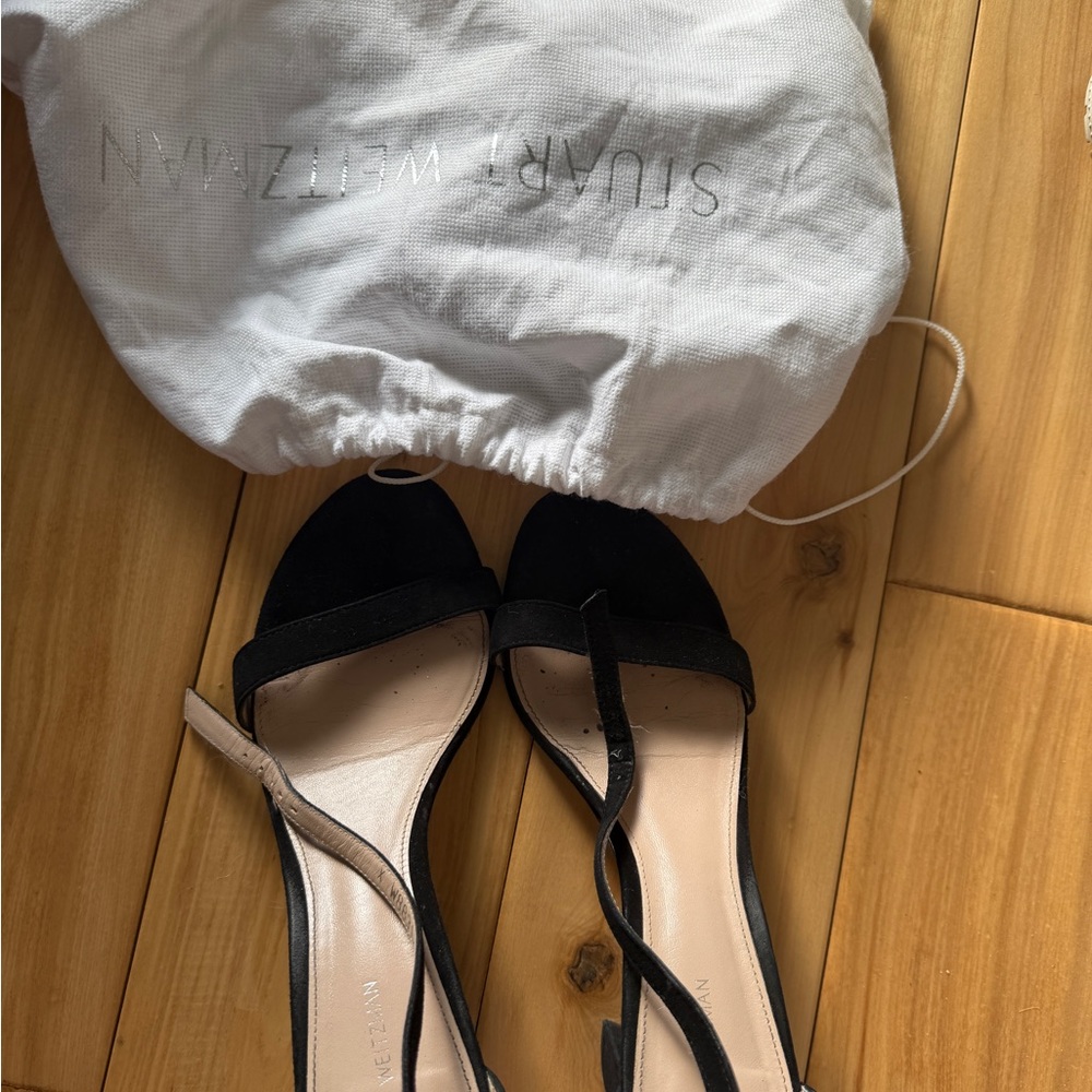Stuart Weitzman open toe heels - Picture 2 of 5